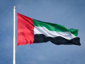 the flag of the united arab emirates atop abu dhabis giant flag pole one of the highest in the world stockpack adobe stock - وظائف شركات أمن في الامارات دبي مطلوب حارس أمن لجميع الجنسيات حراسات شركات ومؤسسات وشخصية
