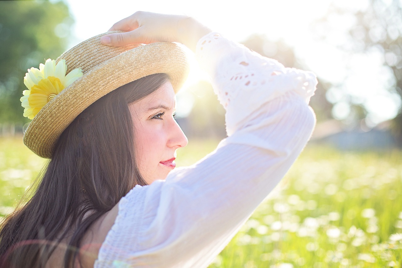 woman, beauty, fashion, hat, sunlight, sunshine, beautiful, pretty, young woman, girl, female, pretty woman, pose, model, summer, outdoors, field, meadow, nature, portrait, woman, woman, beauty, beauty, hat, sunshine, sunshine, sunshine, sunshine, sunshine, girl