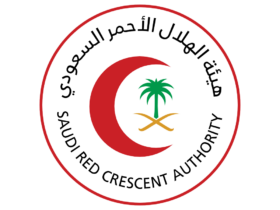 Saudi Red Crescent Authority - شعار هيئة الهلال الأحمر السعودي PNG – SVG خلفية شفافة مفرغ للتصميم Vector Transparent Background